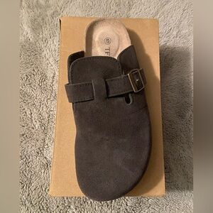 Brown Suede Mules [TF Star] unisex w11/m9